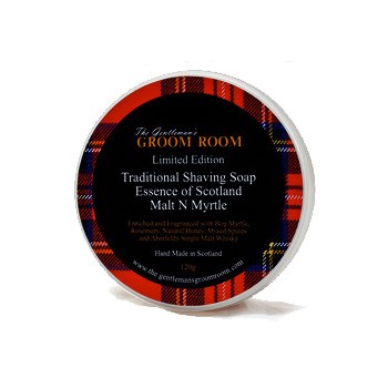 Essence of Scotland - Malt N Myrtle Traditional Shaving Soap, 120 g