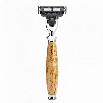 Mühle - Rasierer Purist, Karelische Maserbirke, (Gillette® Mach3®)