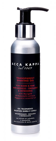 Acca Kappa - Barber Shop Collection - Transparentes Rasiergel, 125 ml