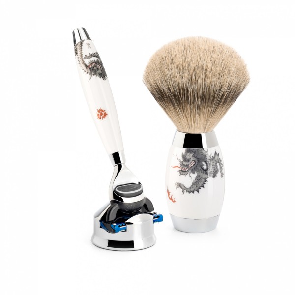 EDITION Rasierset Silvertip Gillette® Fusion™ Meissner Porzellan