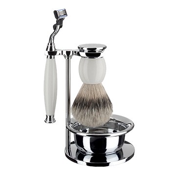 Mühle - Rasierset Sophist, Porzellan, 4-teilig (Gillette® Mach3®)