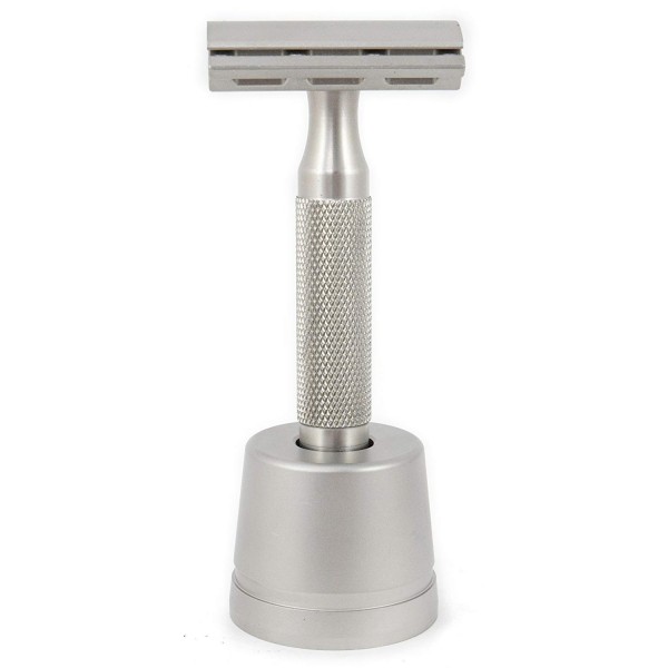 Rockwell Razors - Rasierer 6S SET m. Ständer Stainless Steel, matt